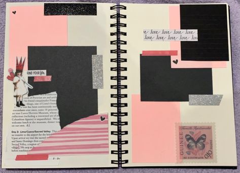 Aesthetic Scrapbook Ideas Easy, Diy Photo Book, Bullet Journal Paper, Bulletin Journal Ideas, Diy Journal Books, Kraf Diy, Scrapbook Book, Bullet Journal Mood, Bullet Journal Diy