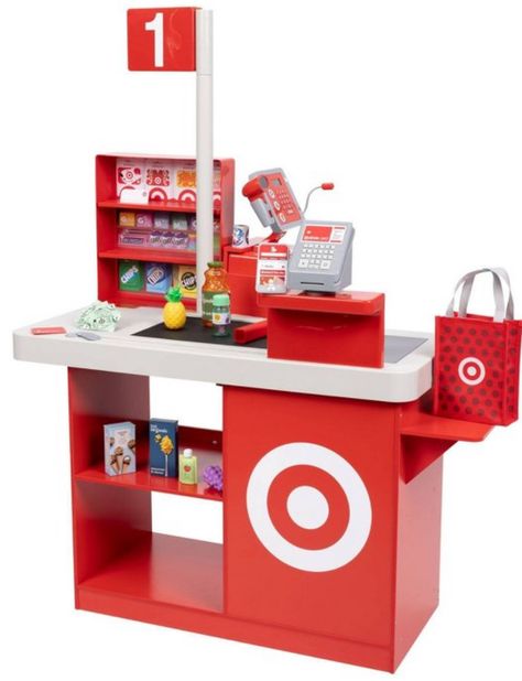 Kids Play Store, Toy Shopping Cart, Toy Cash Register, Target Toys, Grocery Supermarket, Baby Doll Nursery, Kids Toy Shop, Target Accessories, Barbie Doll Set