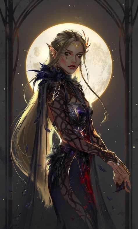 Aleksandra Skiba ✨ on Patreon ✨ on Twitter: "the memory of Lara Dorren… " Lara Dorren, Personaje Fantasy, Elves Fantasy, Elf Art, Dnd Art, Wow Art, Arte Fantasy, Fantasy Inspiration, Dnd Characters