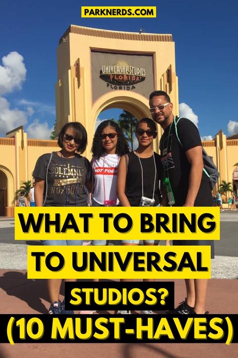 What To Bring To Universal Studios? (10 Must-Haves) Cute Outfits Universal Studios, Universal Studios Tee Shirt Ideas, Tips For Universal Studios Hollywood, Universal Studios Diy Crafts, Universal Trip Must Haves, Universal Studios Orlando Pictures, What To Take To Universal Studios, What To Wear For Universal Studios, Universal Studio Surprise Trip