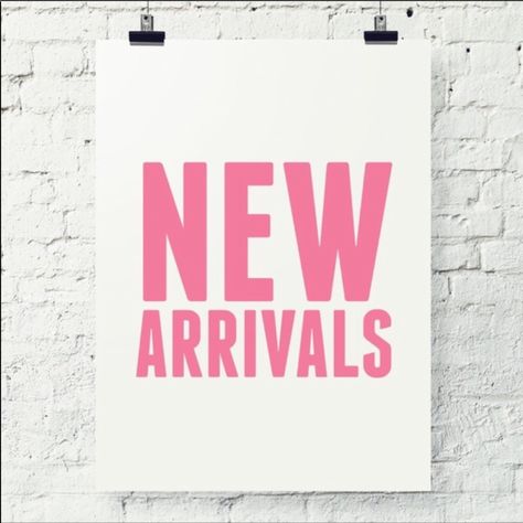 New Stock Alert Poster, New Arrivals Poster, Business Marketing Design, Arrival Poster, Logo Online Shop, Business Slogans, Small Business Quotes, Photography Backdrop Stand, Shopping Quotes