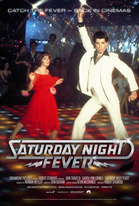 AB 0624-B | John Badham | Saturday Night Fever | 1977 USA Saturday Night Fever Movie, Top 100 Films, Saturday Night Fever, Things Change, Music Writing, Night Fever, John Travolta, Comedy Films, Bee Gees