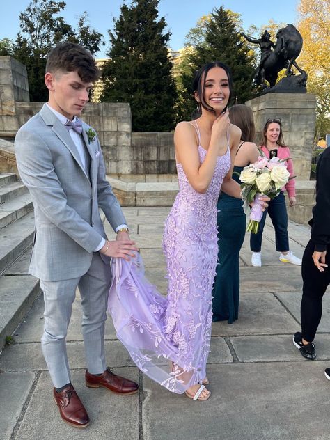 Purple Mermaid Prom Dress, Pretty Bridesmaid Dresses, Prom Couples, Mermaid Prom Dresses Lace, Purple Prom, Tulle Homecoming Dress, Mermaid Evening Gown, Purple Mermaid, Pink Homecoming Dress