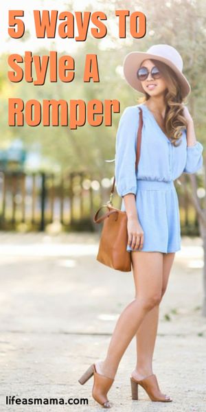 Think you can't pull off a romper? We think you can! Here are 5 easy ways using accessories like ankle boots and cute hats. Dress Up A Black Romper, Shoes For Romper Outfit, Styling Rompers Summer Outfits, How To Wear A Romper, How To Style Romper Outfit Ideas, Styling Rompers, Dress Up A Romper, Short Jumper Outfit, Styling A Romper