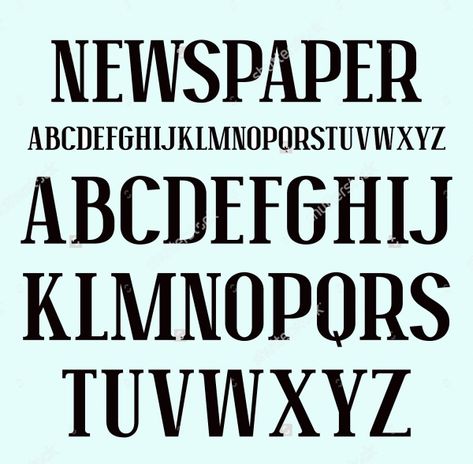 10+ Newspaper Fonts - OTF, TTF Download Newspaper Names, Newspaper Letters, Royalty Free Fonts, Text Balloon, Happy Birthday Font, Fonts Canva, Paper Logo, Happy Birthday Text, Text Bubble