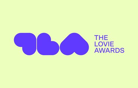 The Lovie Awards unveils new heart-centric visual identity by Bureau for Visual Affairs | Creative Boom Karel Martens, Internet Logo, Heart Brand, Internet Culture, New Heart, Bold Typography, Grid System, Heart Logo, Cultural Experience