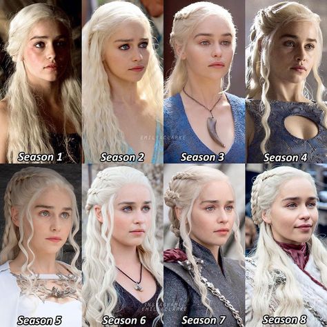 Emilia Clarke ♡ on Instagram: “Comment your favorite season! @emilia_clarke - In honor of Game of Thrones final episode premiering tonight, here is Daenerys throughout…” House Targaryen Sigil, Emilia Clarke Daenerys, Daenerys Cosplay, Nordic People, Queen Daenerys, Targaryen Sigil, Game Of Thrones Facts, Got Game Of Thrones, Game Of Thrones Quotes