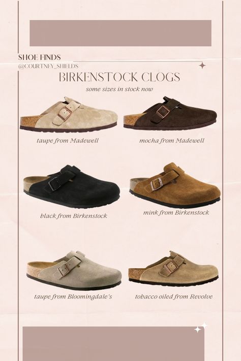 Birkenstock Boston Outfit, Birkenstock Boston Suede, Mode Old School, Birkenstock Boston Clogs, Boston Soft Footbed, Boston Outfits, Birkenstock Clog, Boston Clogs, Clogs Outfit