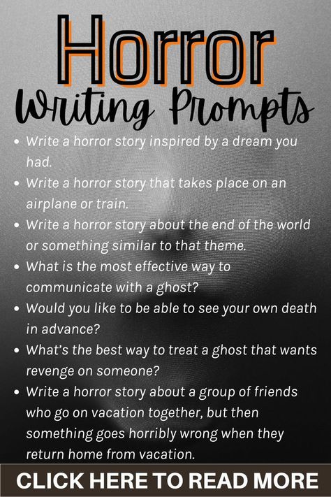 Horror Writing Prompts, Dark Writing Prompts, Horror Writing, Writing Horror, Inner Darkness, Writing Inspiration Tips, Story Writing Prompts, Writing Prompts For Writers, Writing Dialogue Prompts