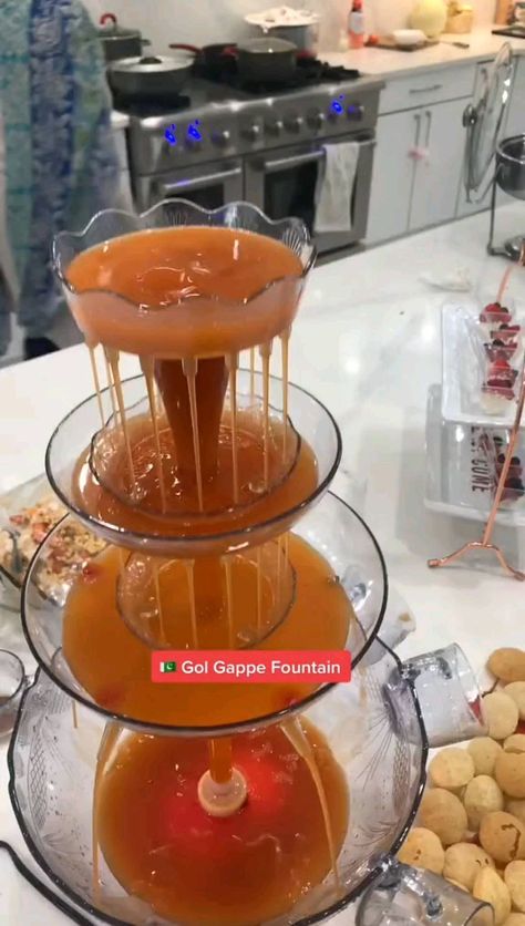 halalbengali on Instagram: Pani puri heaven Credit: @rizvi_rabia Pani Puri Station Wedding, Pani Puri Fountain, Pani Puri Station, Indian Wedding Food Station, Indian Food Party, Indian Wedding Food, Indian American Weddings, Party Stations, Wedding Food Stations