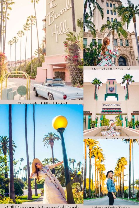 Best Photo Worthy Spots In Beverly Hills, CA |Beverly Hills Sign |Beverly Gardens Park |Electric Fountain |Rodeo Drive |Beverly Hills Hotel |Will Rogers Memorial Park |beverly hills photo spots | beverly hills picture spots | things to do in beverly hills ca | things to do in beverly hills california | places to visit in beverly hills | instagrammable places near me | aesthetic places | instagram worthy places near me | instagrammable places in la | instagrammable places in los angeles Beverly Hills Photoshoot, Carpet Photoshoot, Los Angeles Pictures, Trip To Los Angeles, Xmas Photos, Beverly Hills Hotel, Civic Center, Rodeo Drive, Beverly Hills California