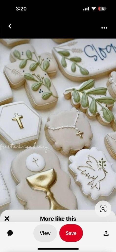 Boy Communion Cookies, Confirmation Cookies Boys, Confirmation Sugar Cookies, First Communion Cookies Boys, First Communion Desserts, Communion Cookies Decorated, First Communion Cookies Decorated, Confirmation Cookies Decorated, Baptism Cookies Boy