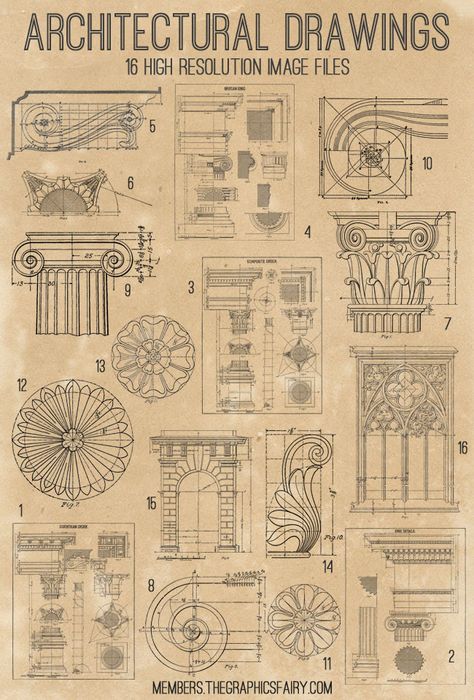 Agama Buddha, Architectural Diagrams, Architecture History, Architecture Drawing Art, Graphics Fairy, Classic Architecture, Architectural Drawing, Architectural Drawings, Classical Architecture