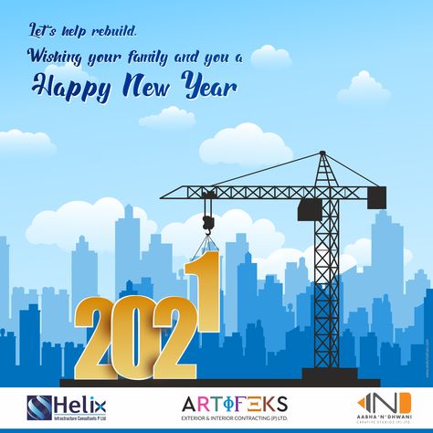 Let’s rebuild, renew & remain successful and prosperous for the times to come! May this year be a year of opportunities, achievements & unending joy & success. Wishing everyone a prosperous, successful & Happy New Year 2021. #happynewyear2021 #happynewyear #2021 #celebration2021 #rebuild #letshelprebuild#HelixInfrastructure #helix #HICPL #OneStopShop #realestate #construction #projectmanagement #realestatemarketing #civilengineering #realty #realtor #realtorlife #greatvalue #valueformoney Christmas Poster Design, New Year Post, Christmas Graphic Design, Happy New Year Message, Architecture Company, Real Estate Ads, New Year Message, Social Media Advertising Design, Creative Advertising Design