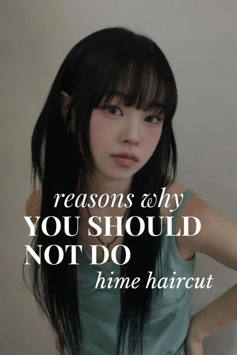 Reasons Why You Should Not Do a Hime Cut Hime Bangs Hairstyle, Hime Cut Round Face, Layered Hime Haircut, Hime Cut Curly Hair, Short Hime Cut, Hime Cut Short Hair, Hime Cut Hairstyles, Straight Hair With Bangs, Face Washing Routine