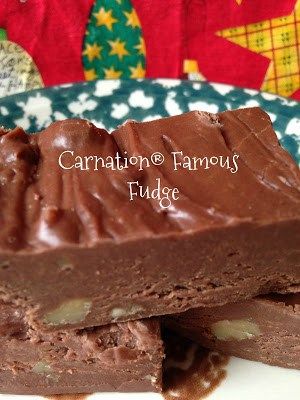 Carnation Famous Fudge Turnips 2 Tangerines Carnation Fudge Recipe, Carnation Fudge, Chocolate Walnut Fudge Recipe, Classic Fudge Recipe, Walnut Fudge Recipe, Famous Fudge, Chocolate Walnut Fudge, Homemade Fudge Recipes, Walnut Fudge