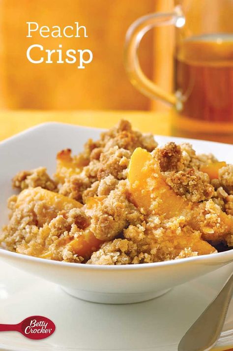 Pecan Crisp, Betty Crocker Cookie Mix, Easy Cobbler, Oatmeal Crisp, Bake Ideas, Peach Crisp Recipe, Luncheon Ideas, Chicken Pasta Dishes, Best Pasta Dishes