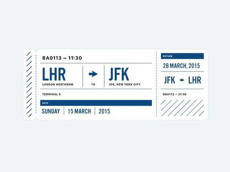 Heathrow to JFK Plane Ticket Ticket Drawing, March Bullet Journal, London Vacation, Plane Ticket, Ticket Design, Tips For Traveling, Ticket Template, 카드 디자인, Air Tickets