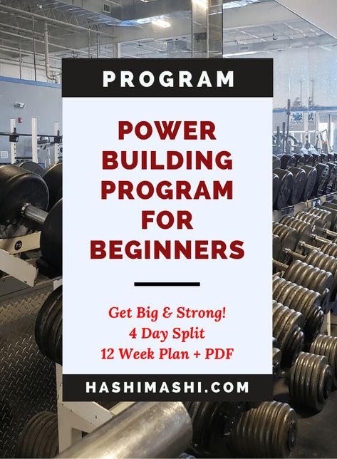 Power Rack Workout Routine, Powerbuilding Women, Power Building Program, Power Training Workout, Olympic Lifting Program, Beginner Powerlifting Program, Olympic Lifting Workouts, Bodybuilding Training Program, Powerbuilding Program