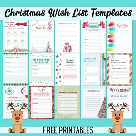 Christmas wishlist templates free printable pdf Christmas Wishlist Template Free Printable, Christmas List Printable Free Kids, Christmas List Template Free Printable, Christmas Wishlist Paper, Christmas Printables Free Templates, Christmas Wish List Free Printable, Christmas Wishlist Template, Printable Christmas List, Christmas List Printable