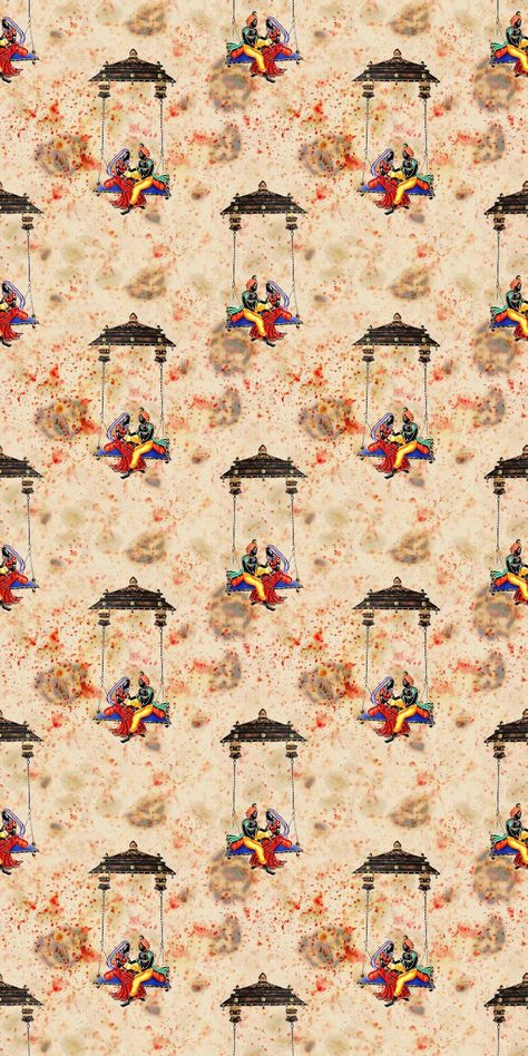 Asian Design Pattern, Ancient Egyptian Clothing, Galaxy S8 Wallpaper, S8 Wallpaper, Rajasthani Painting, Wedding Vector Art, Kalamkari Painting, Hand Painted Clothing, Print Design Art