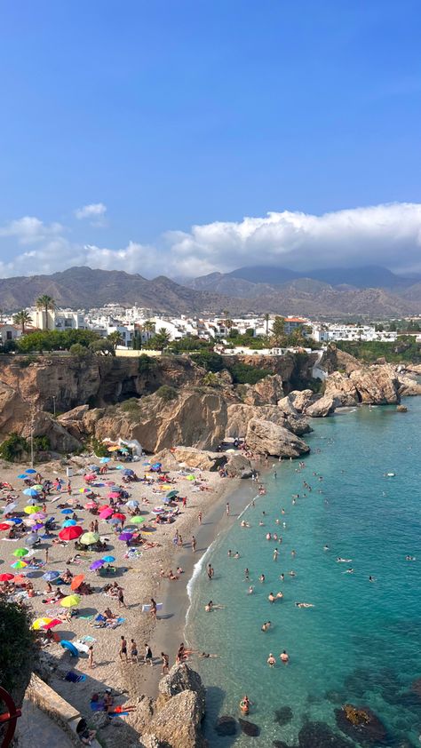 Spanish Beaches Aesthetic, Sitges Spain Aesthetic, South Of Spain Aesthetic, Barcelona Spain Beach, Living In Spain Aesthetic, Barcelona Beach Aesthetic, Spain Beach Aesthetic, Xabia Spain, Study Abroad Barcelona