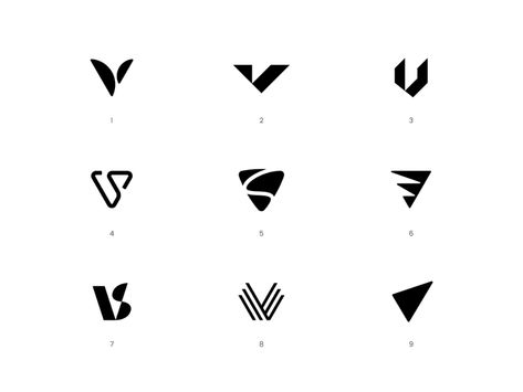 V / VS – Logo Concepts by Bohdan Harbaruk 🇺🇦 on Dribbble Logo With V Letter, Vs Monogram Logo, Spirit Logo Design, V Logo Design Letter, U Logo Design Letter, V V Logo, Vs Logo Design, V Logo Design Ideas, V Monogram Logo