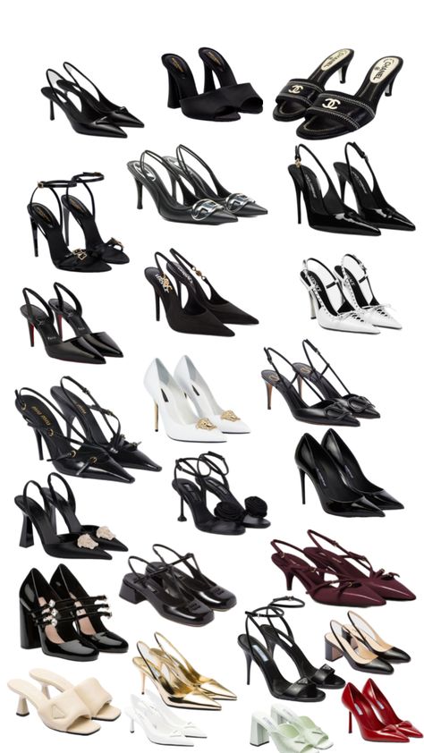 Trendy Shoes For Women High Heels, Expensive Heels, Luxury Heels, Fancy Heels, Goth Shoes, Heels Aesthetic, Cute Shoes Heels, Expensive Shoes, Types Of Heels