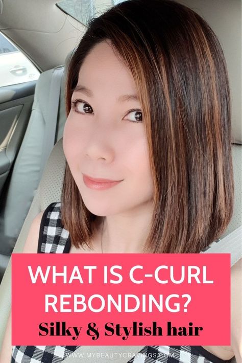 Check out how my thick & frizzy hair was transformed into a silky & stylish bob with C Curl Rebonding. #kimage #haircut #bob #shorthaircut #beautytips #beautyreview #beautyblogger #singaporeblogger #hairsalon #hairstyle C Curl Hair, Rebonding Hair, I Love C, Rebonded Hair, Cruelty Free Hair Products, Thick Frizzy Hair, Frizzy Hair Tips, Haircut Bob, C Curl