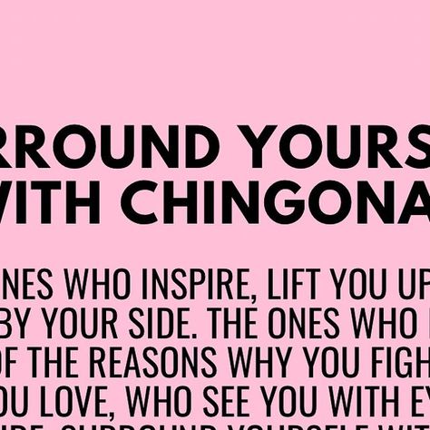 𝐒𝐢𝐦𝐩𝐥𝐞𝐦𝐞𝐧𝐭𝐞 𝐂𝐡𝐢𝐧𝐠𝐨𝐧𝐚 on Instagram: "Let’s honor the Chingonas in our lives. Let’s tag them, the ones we surround ourselves with—our mothers, sisters, amigas, mentors—every single chingona. 💞  #SimplementeChingona #chingona #TheChingonaMindset #Chingona #powerfullatina #latinaowned #LatinaPower #mujeresfuertes #womanowned #womenempowerment #latina #chingonahastalamuerte #chingonasvibes #mujeresempoderadas" Chingona Quotes, Latinas Quotes, Latina Power, S Tag, Our Life, Women Empowerment, The One, Let It Be, Quotes