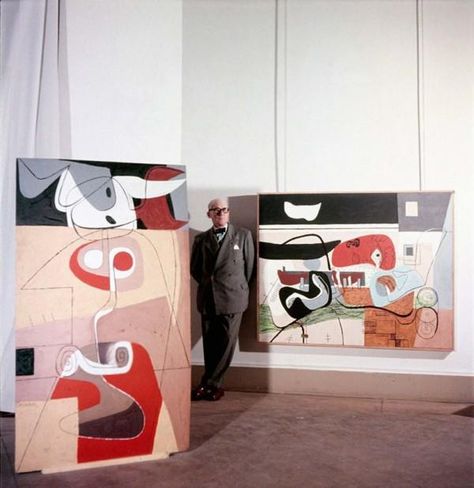 Le Corbusier Le Corbusier Painting, Le Corbusier Art, Art On The Wall, Mary Cassatt, Rare Images, Contemporary Abstract Art, Colour Photograph, Wassily Kandinsky, Art Moderne