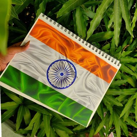 Color Pencils drawing of Indian national flag texture Indian Flag Realistic Drawing, Painting For 15 August, Indian Flag Painting Ideas, 15 Agustus India Drawing, 15 August Drawing For Kids, India Drawings Ideas, Independent Day Drawing 15 August, 15 August Independence Day Sketch, Independent Day Drawing Ideas