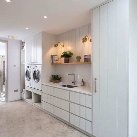 Utility Room Inspiration, Utility Room Organization, Laundry Room Paint Color, Utility Room Storage, Laundry Room Paint, Small Utility Room, Utility Room Designs, Armac Martin, Pantry Laundry Room