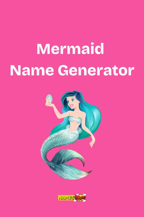 mermaid name generator Mermaid Names Ideas, Oc Name Generator, Mermaid Name Generator, Fairy Name Generator, Mythical Names, Siren Names, Ocean Names, Mystical Names, Fairy Names