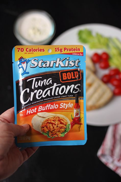 Buffalo Tuna Recipe, Tuna Creations Recipes, Tuna Packet Recipes, Starkist Tuna Creations Recipes, Buffalo Tuna, Tuna Packets, Tuna Lunch, Starkist Tuna, Tuna Fish Recipes