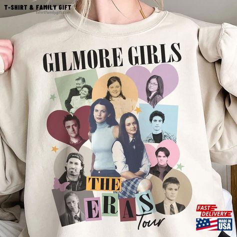 Stars Hollow Gilmore Eras Shirt Tour Tshirt Hollows Unisex T-Shirt Check more at https://tshirtfamilygift.com/product/stars-hollow-gilmore-eras-shirt-tour-tshirt-hollows-unisex-t-shirt/ Gilmore Girls T Shirt, Gilmore Girls Tshirt, Stars Hollow, Gilmore Girls, Family Gifts, Family Shirts, Unisex T Shirt, Stars, Music