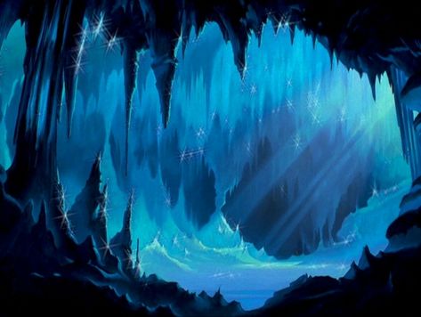 Snow Map, Artifact Art, Cave Drawings, Underwater Caves, Ceiling Art, The Loud House, Water Drawing, Ice Cave, Scenery Background