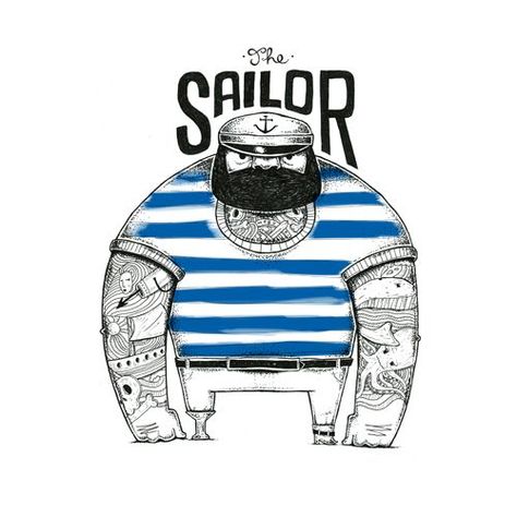 1000+ ideas about Sailor Illustration on Pinterest | Sinbad The ... Sailor Illustration, Plakat Design, The Sailor, Pretty Drawings, Nautical Fashion, Art And Illustration, Cute Illustration, Linocut, Character Illustration