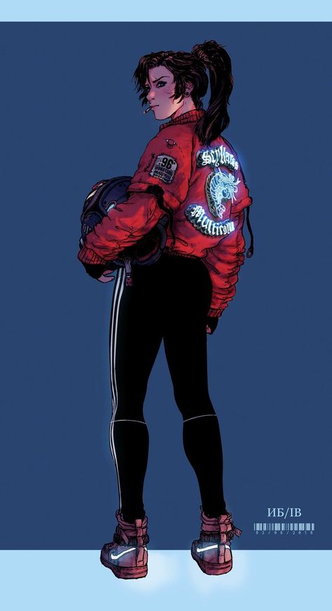 ArtStation - Odontodactylus scyllarus, Inès Bérerd (ИБ/IB) Female Racer Character Design, Urban Character Art, Student Character Design, Juniper Aesthetic, Cyberpunk Anime Art, Cyberpunk Female, Art Cyberpunk, Výtvarné Reference, Rp Ideas