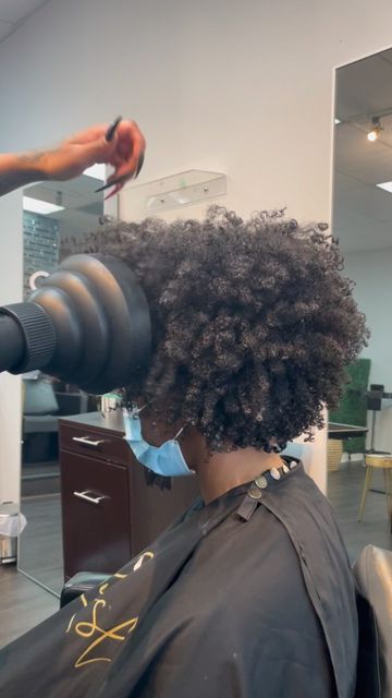 Radiance & Beauty on Instagram: "When blow drying your wash and go you want to start by using a Diffuser and hold it close to your hair without touching your hair with the diffuser. Once your curls are about 80% dry you will then start diffusing your hair on the base, drying your roots. Want to know why? Sign up for my “The Diversity of Natural Hair Masterclass” Link in bio" Blow Dry Curls, Diffuser Hair, Hair Diffuser, Wash And Go, Blow Dryer, Touching You, Natural Curls, Blow Dry, Curled Hairstyles