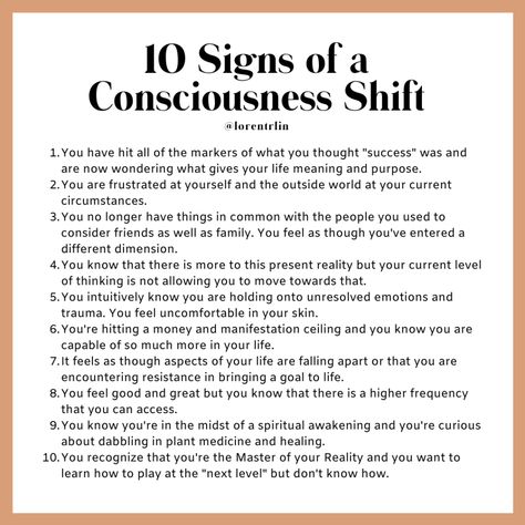 10 Signs You’re Shifting Levels of Consciousness - Loren Trlin Levels Of Consciousness Spiritual, Transcending The Levels Of Consciousness, Connecting Consciousness, Spiritual Center, Higher State Of Consciousness, Hippie Lifestyle, Levels Of Consciousness, Spirit Guide, Physical Change