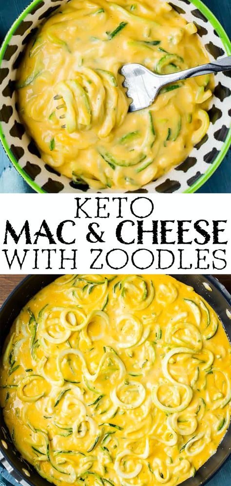 Low Carb Mac And Cheese, Best Mac And Cheese Recipe Easy, Mac And Cheese Recipe Creamy, Best Mac And Cheese Recipe, Keto Mac And Cheese, Best Mac N Cheese Recipe, Cheese Keto, Cena Keto, Zoodle Recipes