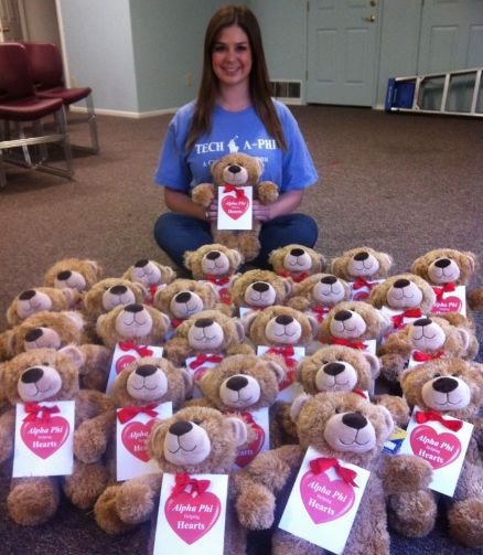 Give "Phi Bears" to patients at your local heart hospital.. love this idea Sigma Alpha Omega, Community Service Ideas, Philanthropy Events, Heart Hospital, Service Ideas, Delta Chi, Theta Phi Alpha, Phi Sigma Sigma, Alpha Xi Delta