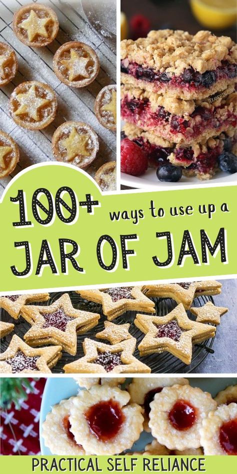 Recipes Using Cherry Jam, Easy Jam And Jelly Recipes, Uses For Blueberry Jam, Jam Breakfast Ideas, Recipes With Apple Jelly, Biscuits And Jelly, Leftover Jelly Recipes, Recipes Using Strawberry Preserves, Recipes With Strawberry Preserves