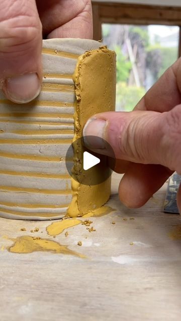 How To Make Clay Pots, Clay Building Ideas, Ceramics Ideas Pottery Sculpting, Craig Underhill, Fat Fingers, Pottery Slip, Ceramic Arts Daily, Clay Lesson, Rustic Dinnerware