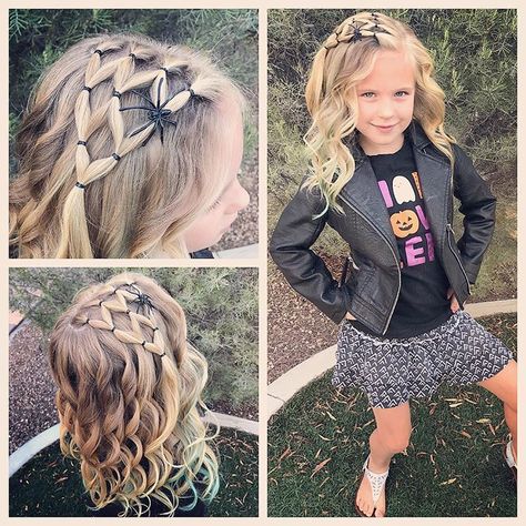 Girl Hair Dos, Girls Hairstyles Easy, Toddler Hairstyles Girl, Wacky Hair, Halloween Style, Princess Hairstyles, Penteado Cabelo Curto