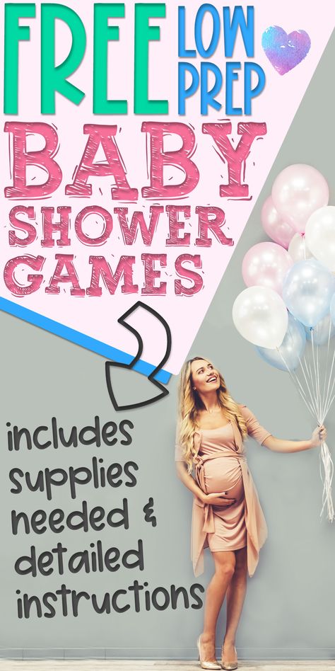 free low prep baby shower games including supplies needed and detailed instructions Tie Your Shoes Baby Shower Game, Baby Shower Games On Paper, Diaper Toss Baby Shower Game, Last Minute Baby Shower Games, Work Baby Shower Games, Creative Baby Shower Games, Minute To Win It Baby Shower Games, Baby Shower Activities Not Games, Cheap Baby Shower Games