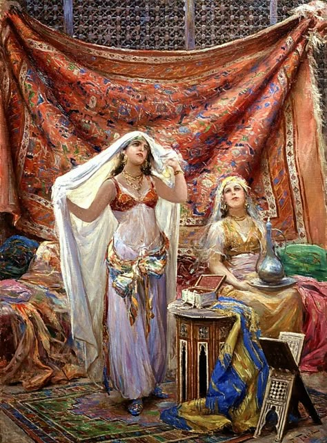 Fabio Fabbi ~ Orientalist painter ~ Tutt'Art@ | Pittura * Scultura * Poesia * Musica | Ancient Clothing, Arabian Art, Academic Art, Eastern Art, Tableau Art, Arabic Art, Dance Art, Italian Artist, Classical Art