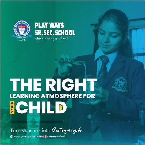 THE RIGHT LEARNING ATMOSPHERE FOR YOUR CHILD . PlayWays School . #Play_Ways_Sr_Sec_School #PlayWaysSchool #playwians #BestEducation #BestSchool #Patiala #bestpsebschool #bestschoolinpatiala #bestschooleducation #bestsecondaryschool Contact us :- +91 98150-79000, 91 81464-79000 Back To School Creative Ads, School Creative Ads, School Ads, Animated Stories, School Creative, Admission Open, School Play, Ad Creative, International School