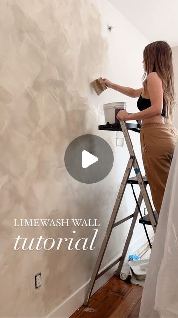 Colour Washing Walls, Lime Wash Paint Texture, Beige Washed Wall, Wall Design Ideas With Paint, Vasari Lime Paint Colors, Wall Wash Paint, Brushed Paint Wall, Wall Paint Decoration, Different Painting Ideas For Walls